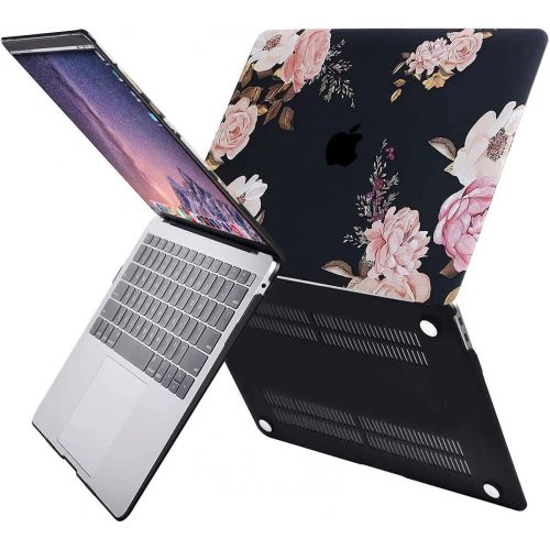  [아마존베스트]MOSISO MacBook Air 13 inch Case 2020 2019 2018 Release A2337 M1 A2179 A1932, Plastic Peony Hard Shell&Keyboard Cover&Screen Protector Only Compatible with MacBook Air 13 inch with