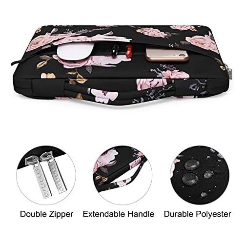  [아마존베스트]MOSISO MacBook Air 13 inch Case 2020 2019 2018 Release A2337 M1 A2179 A1932, Plastic Peony Hard Shell&Bag&Keyboard Cover&Webcam Cover&Screen Protector Compatible with MacBook Air 1