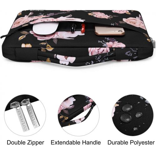  [아마존베스트]MOSISO MacBook Air 13 inch Case 2020 2019 2018 Release A2337 M1 A2179 A1932, Plastic Peony Hard Shell&Bag&Keyboard Cover&Webcam Cover&Screen Protector Compatible with MacBook Air 1