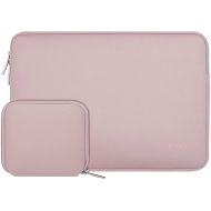 [아마존베스트]MOSISO Laptop Sleeve Compatible with 13-13.3 inch MacBook Pro, MacBook Air, Notebook Computer, Water Repellent Neoprene Bag with Small Case, Baby Pink
