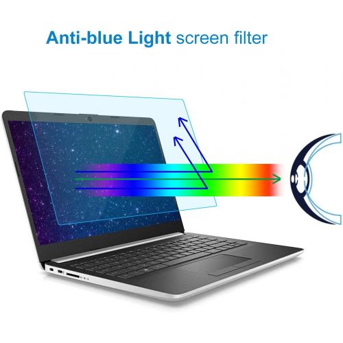  [아마존베스트]MOSISO 2 Pack 15.6 inch Laptop Screen Protector Matte Blue Light Blocking Anti-UV Eye Protection Filter Film for Diagonal 15.6 inch 16:9 Aspect Ratio Widescreen Notebook LED Monito