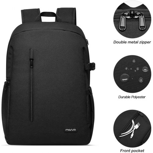  MOSISO Camera Backpack, DSLR/SLR/Mirrorless Photography Camera Bag Quick Side Insert Camera Case with Tripod Holder&15 16 inch Laptop Compartment Compatible with Canon/Nikon/Sony/L