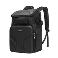 MOSISO Camera Backpack,DSLR/SLR/Mirrorless Photography Waterproof 17.3 inch Camera Bag Case with Front Hardshell&Laptop Compartment&Tripod Holder&Rain Cover Compatible with Canon/N