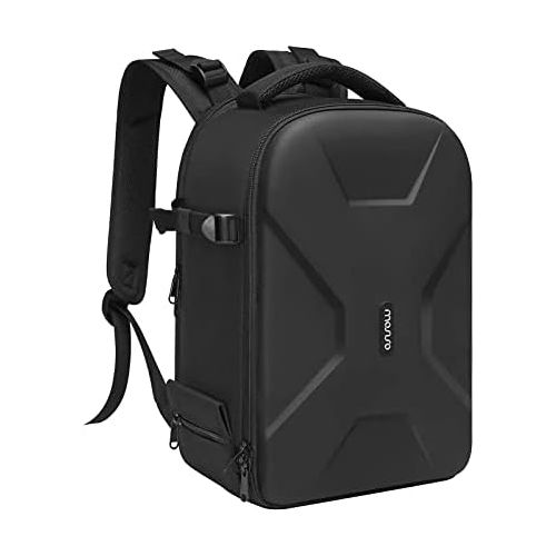  MOSISO Camera Backpack, DSLR/SLR/Mirrorless Insert Protection Photography Camera Bag Full Open Waterproof Hardshell Case with Tripod Holder&Laptop Compartment Compatible with Canon