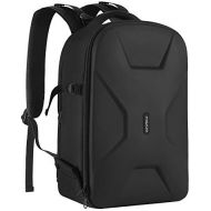 MOSISO Camera Backpack, DSLR/SLR/Mirrorless Photography Camera Bag 15 16 inch Waterproof Hardshell Case with Tripod Holder&Laptop Compartment Compatible with Canon/Nikon/Sony, Blac