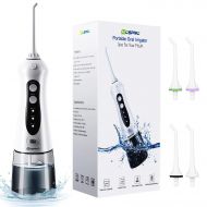 MOSPRO Water Flosser Professional Cordless Dental Oral Irrigator - Portable and Rechargeable IPX7 Waterproof 3...