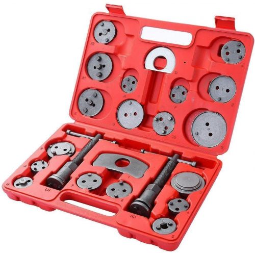  MOSTPLUS Universal Disc Brake Caliper Wind Back Tool and Piston Compression Sets-22 Pieces