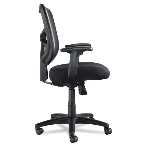  MOT Alera Elusion Series Mesh Mid-Back Swivel/Tilt Chair, Black