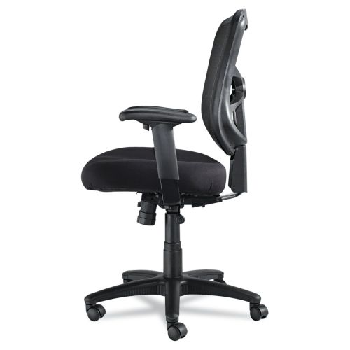  MOT Alera Elusion Series Mesh Mid-Back Swivel/Tilt Chair, Black