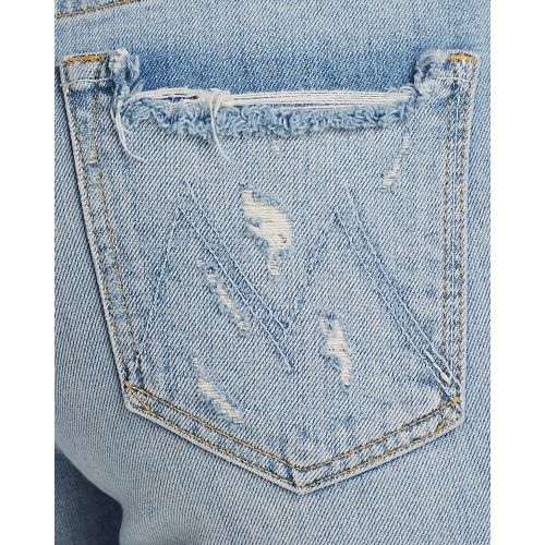  MOTHER Sinner Distressed Straight Jeans in Thanks for Nothin