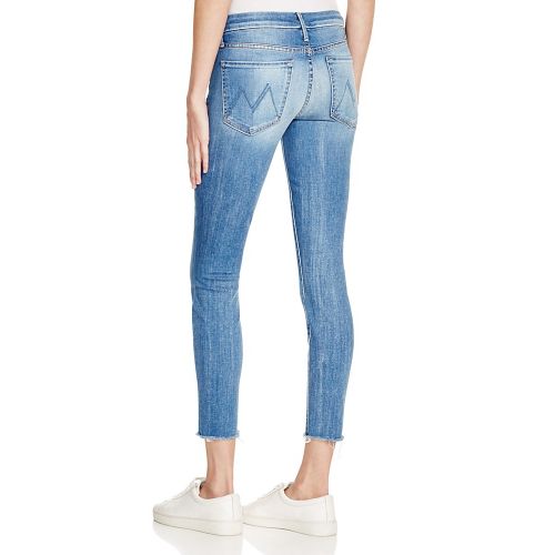  MOTHER The Looker Ankle Fray Jeans in Birds of Paradise