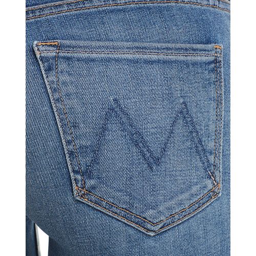  MOTHER Insider Crop Step-Hem Fray Jeans in One Smart - 100% Exclusive