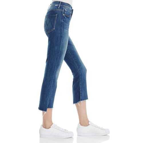  MOTHER Insider Crop Step Fray Jeans in Not Rough Enough