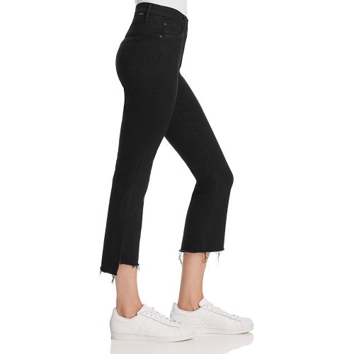 MOTHER Insider Crop Step Fray Jeans in Not Guilty