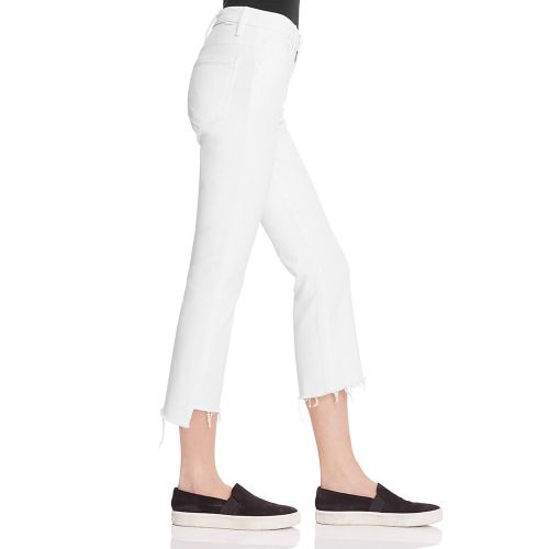  MOTHER Insider Crop Step Fray Jeans in Glass Slipper