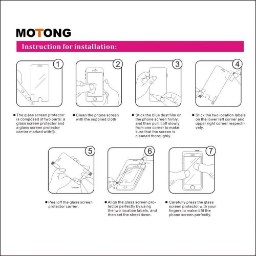  MOTONG For GoPro Max Screen Protector - Tempered Glass Screen Lens Protector For GoPro Max,9 H Hardness, 0.3mm Thickness,Made From Real Glass