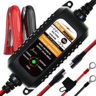 MOTOPOWER MP00205A 12V 800mA Fully Automatic Battery Charger/Maintainer - Rescue and Recover Batteries