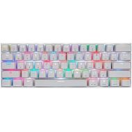 [아마존베스트]MOTOSPEED Wired/Wireless 3.0 Mechanical Keyboard 60% Compact 61 Keys RGB Backlit Type-C Gaming/Office Keyboard for PC/Mac/Linux/iPad/iPhone/Smartphone/Laptop Red Switch