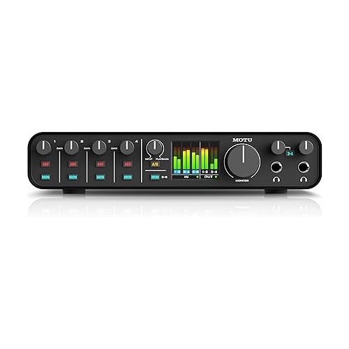  MOTU M6 6x4 USB-C Audio Interface with Studio-Quality Sound