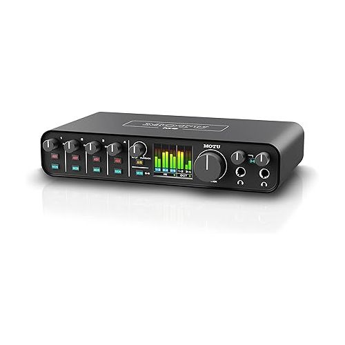  MOTU M6 6x4 USB-C Audio Interface with Studio-Quality Sound