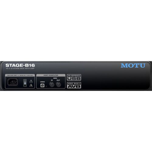  MOTU Stage-B16 - 16-Channel Stage Box and Audio Interface