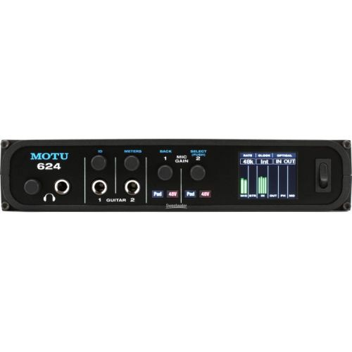  MOTU 624 16x16 Thunderbolt / USB 3.0 Audio Interface with AVB