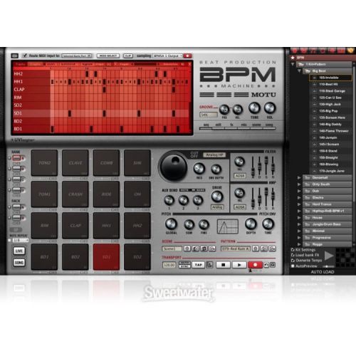  MOTU BPM 1.5 Rhythm Production Software