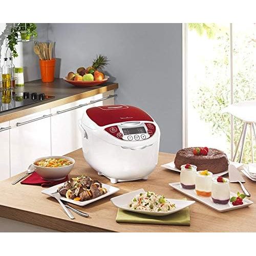  [아마존베스트]Moulinex MK70511112in 1Multi Cooker, Red, 5L