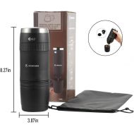 Mounchain Portable Travel Coffee Maker, Single Cup Mini Electric Coffee Machine, Battery Pumped, No Manual Operation, Perfect for Tiny Kitchen, Office Use or Outdoor Camping: Kitchen & Dinin