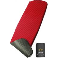 MOUNTAIN DESIGNS PRO-ELITE Sleeping Pad Red - 1.5 Inch Self Inflating Sleeping Pad - Advanced Comfort Camping Pad - Warm Insulation Camping Pad. Sleeping Pad for Camping by Mountai