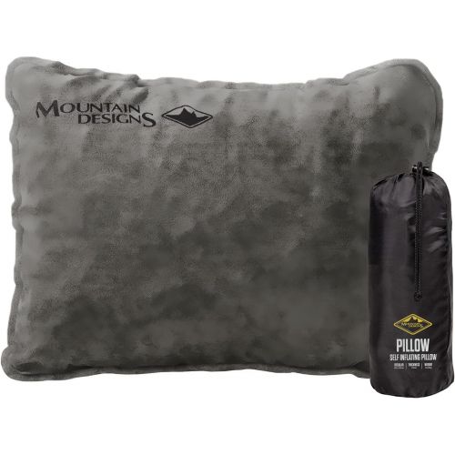  MOUNTAIN DESIGNS PRO-ELITE Camping Pillow by Mountain Designs - Comfortable Inflatable Pillow and Camping Pillows - Camp Pillow is Lightweight and Comfortable. Camping Gear and Camping Accessories by Mountai