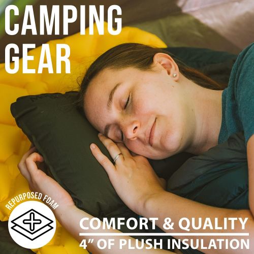  MOUNTAIN DESIGNS PRO-ELITE Camping Pillow by Mountain Designs - Comfortable Inflatable Pillow and Camping Pillows - Camp Pillow is Lightweight and Comfortable. Camping Gear and Camping Accessories by Mountai