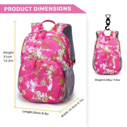  MOUNTAINTOP Mountaintop Toddler Kids Backpack for Kindergarten with Chest Strap