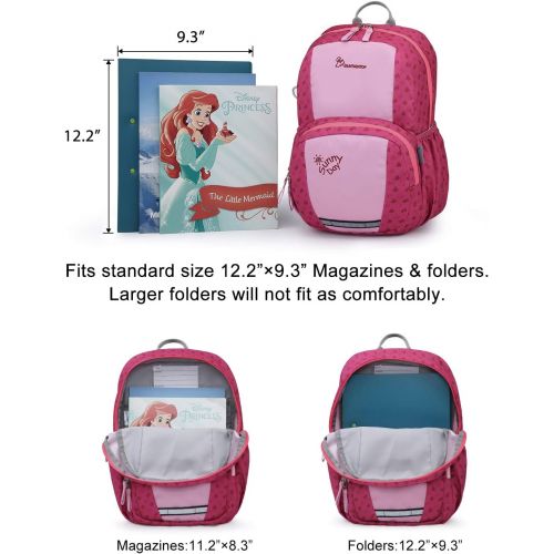  Mountaintop Kids Backpack/Toddler Backpack/Pre-School Kindergarten Toddler Bag (Rose Red)