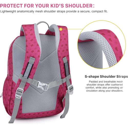  Mountaintop Kids Backpack/Toddler Backpack/Pre-School Kindergarten Toddler Bag (Rose Red)