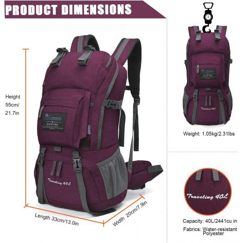  [아마존 핫딜]  [아마존핫딜]MOUNTAINTOP 40L Hiking Backpack for Outdoor Camping