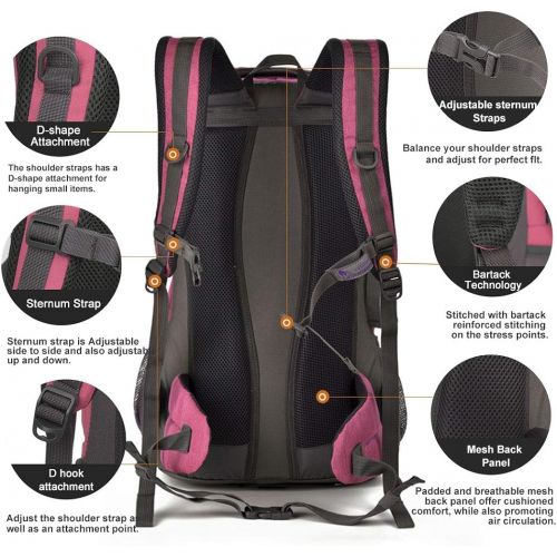  [아마존 핫딜] [아마존핫딜]MOUNTAINTOP 40L Hiking Backpack for Outdoor Camping