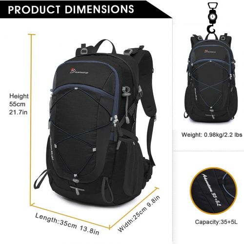  [아마존베스트]MOUNTAINTOP Mountaintop 40L Unisex Hiking/Camping Backpack