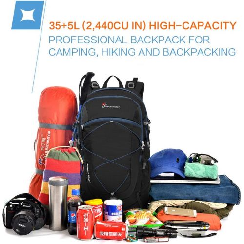  [아마존베스트]MOUNTAINTOP Mountaintop 40L Unisex Hiking/Camping Backpack