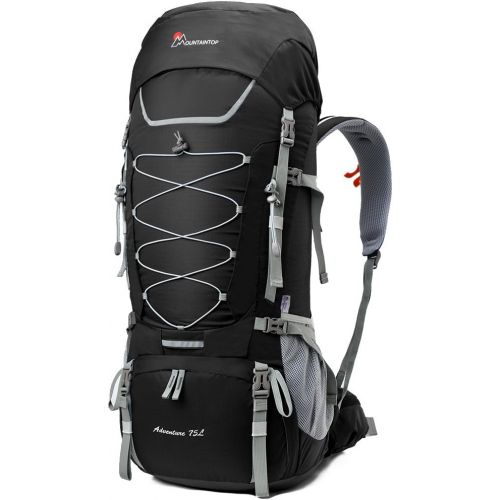  [아마존베스트]MOUNTAINTOP 55L/75L/80L Hiking Backpack with Rain Cover