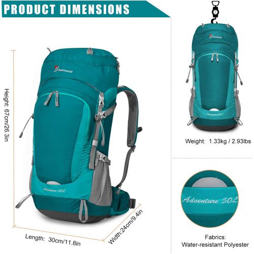  [아마존베스트]MOUNTAINTOP 50L/70L/80L Internal Frame Hiking Backpack