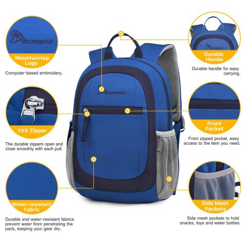  [아마존베스트]MOUNTAINTOP Mountaintop Kids Toddler Backpack,8.7 x 3.7 x 12.2 in