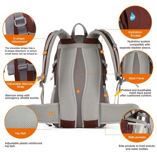  [아마존 핫딜]  [아마존핫딜]MOUNTAINTOP Unisex Rucksack 40L, 55 x 35 x 25 cm