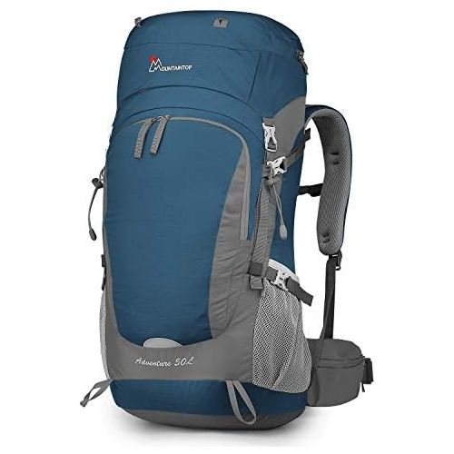  [아마존 핫딜]  [아마존핫딜]MOUNTAINTOP 50L/55L/60+5L Erwachsene Trekkingrucksack Wanderrucksack Rucksack fuer Reisen Outdoor Klettern Camping mit Regenhuelle