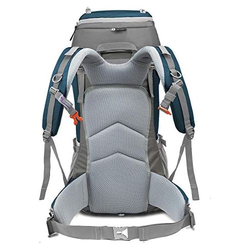  [아마존 핫딜]  [아마존핫딜]MOUNTAINTOP 50L/55L/60+5L Erwachsene Trekkingrucksack Wanderrucksack Rucksack fuer Reisen Outdoor Klettern Camping mit Regenhuelle