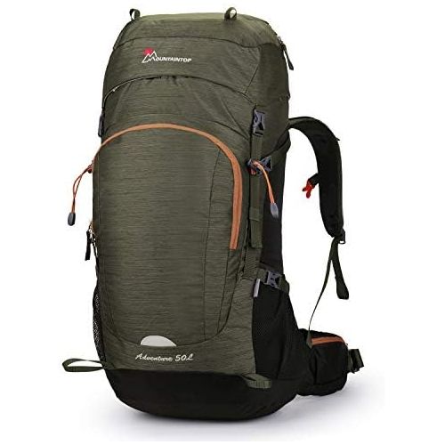  [아마존베스트]Mountaintop 60 Liter Hiking Internal Frame Backpack with Rain Cover