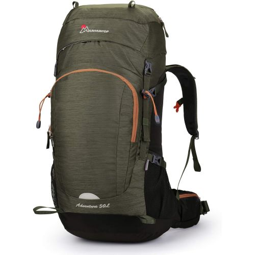  [아마존베스트]Mountaintop 60 Liter Hiking Internal Frame Backpack with Rain Cover
