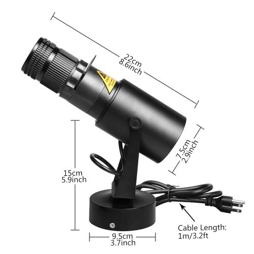  MOUNTAIN_ARK 20W LED White Follow Spot Light Led Pin Spot Manual Focus Length Adjustable with 4 Apertures, Aperture Size Adjustable, for DJ Disco Club Party Wedding Stage Effect Lighting