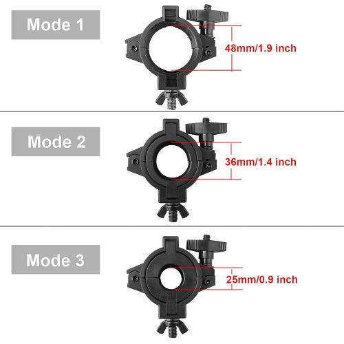  MOUNTAIN_ARK mountain ark 5 Pack 33lb Stage Light Clamps for DJ Lighting Products Par Light Plastic O Clamp Fit 3 Size Pipe Diameter: 25mm 36mm 48mm