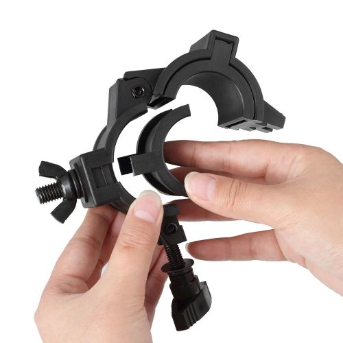  MOUNTAIN_ARK mountain ark 5 Pack 33lb Stage Light Clamps for DJ Lighting Products Par Light Plastic O Clamp Fit 3 Size Pipe Diameter: 25mm 36mm 48mm